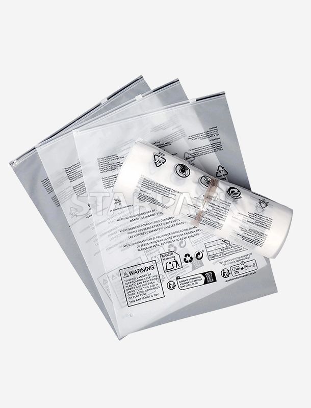 Bolsas con cremallera totalmente biodegradables