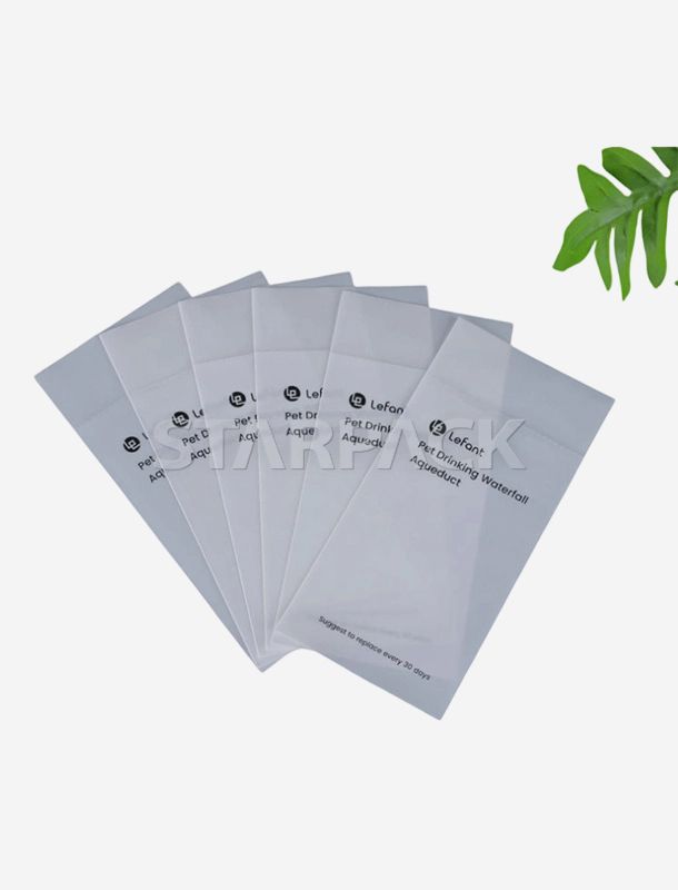 Bolsa plana totalmente biodegradable