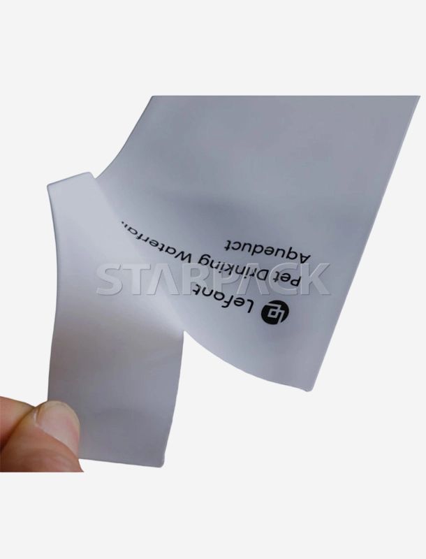 Bolsa plana totalmente biodegradable