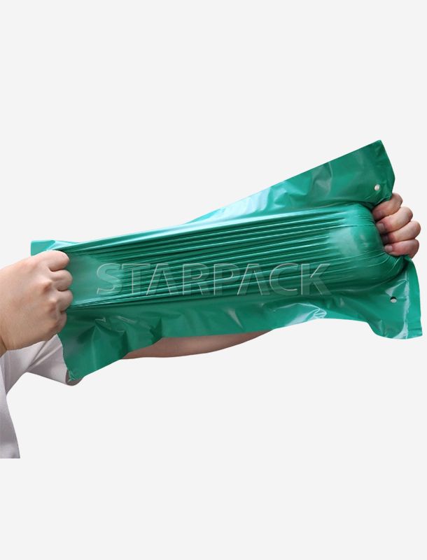 Bolsas planas en rollo totalmente biodegradables