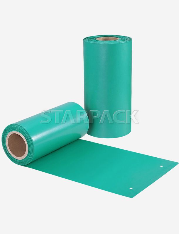 Bolsas planas en rollo totalmente biodegradables