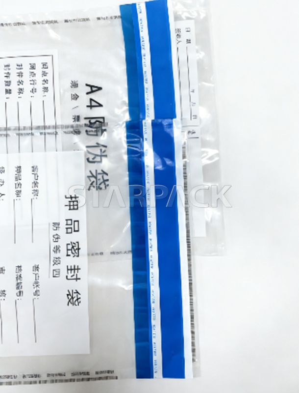 Bolsas de seguridad a prueba de manipulaciones de PE (rastreables y resistentes) Protecci&oacute;n resisten