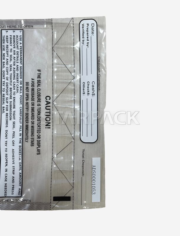 Bolsas de seguridad a prueba de manipulaciones de PE (rastreables y resistentes) Protecci&oacute;n resisten