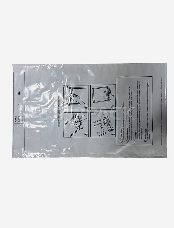 Bolsas de seguridad a prueba de manipulaciones de PE (rastreables y resistentes) Protecci&oacute;n resisten