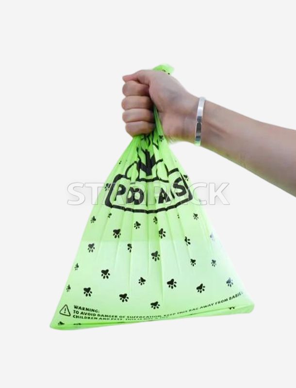 Bolsas 100 % compostables y biodegradables para excrementos de mascotas