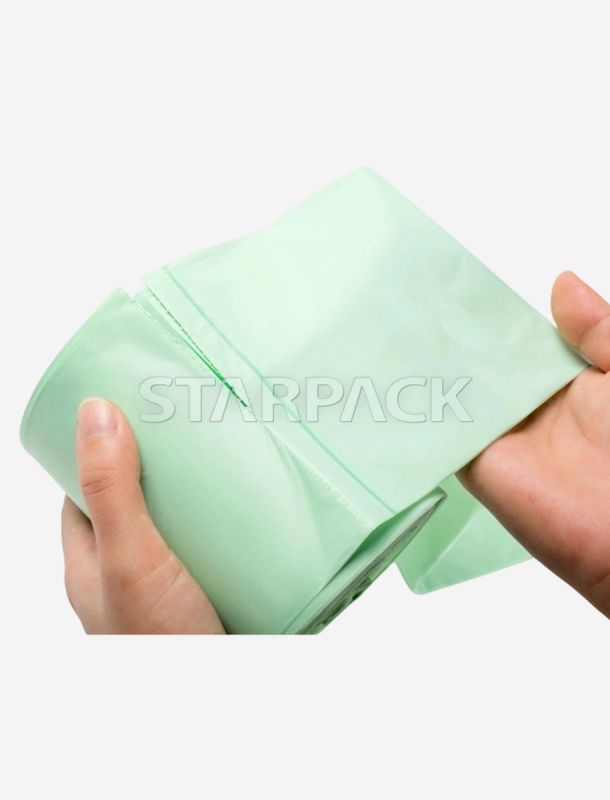 Bolsas de basura 100 % compostables y biodegradables