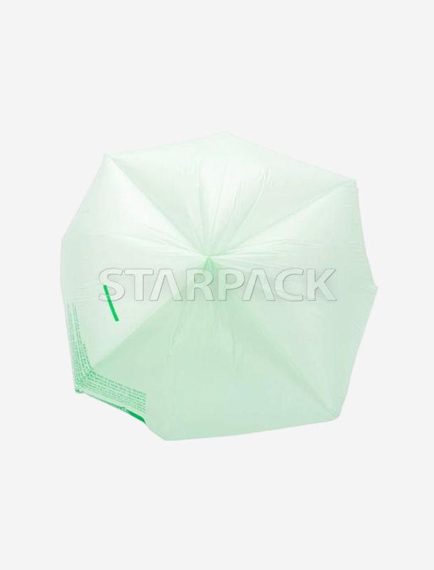 Bolsas de basura 100 % compostables y biodegradables