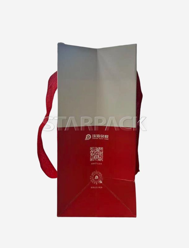 Bolsas de papel de lujo resistentes de primera calidad con asas reforzadas