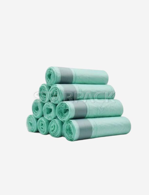 Bolsas de basura 100 % compostables y biodegradables