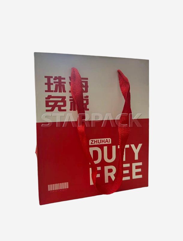 Bolsas de papel de lujo resistentes de primera calidad con asas reforzadas