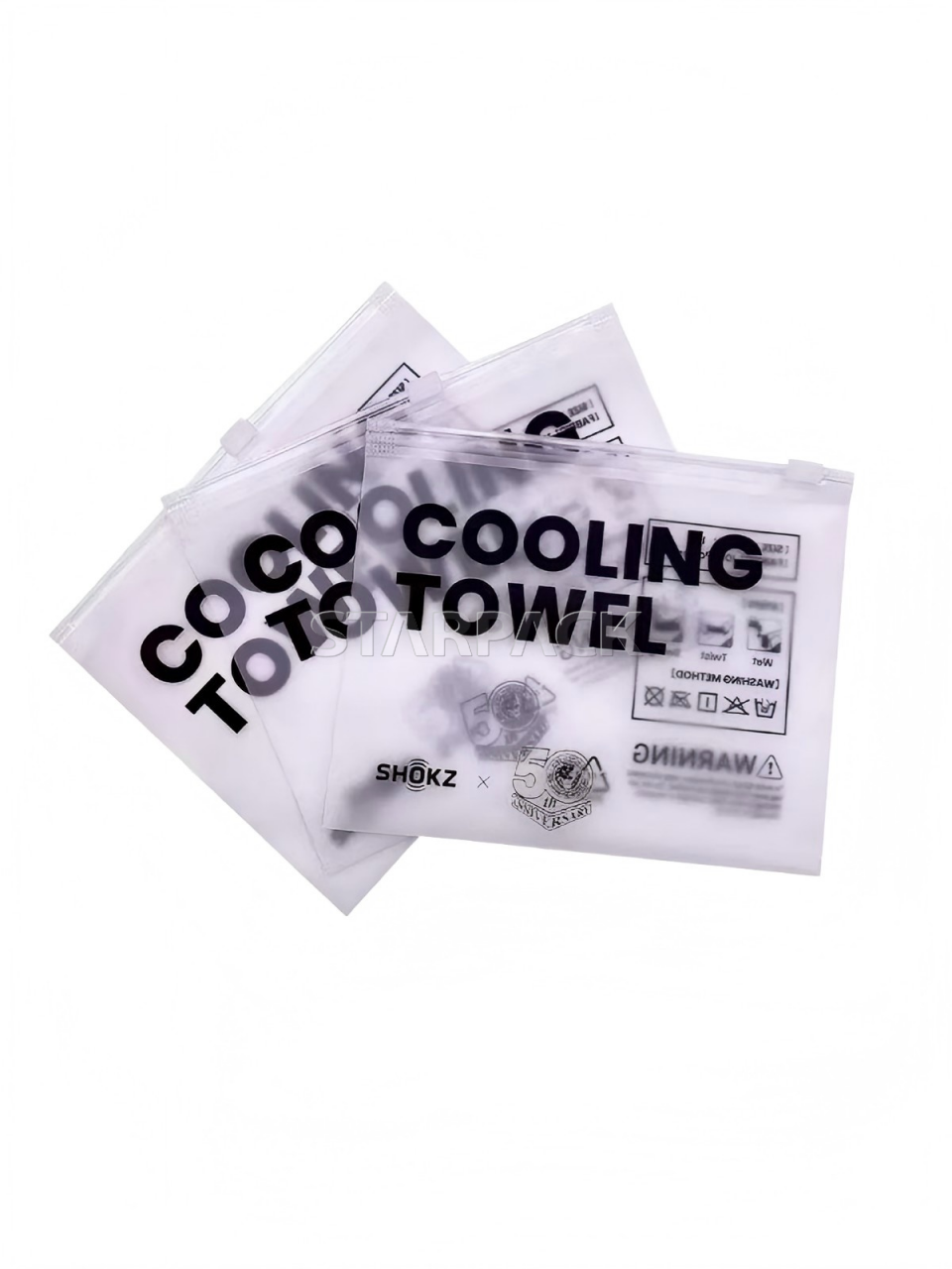 Bolsas con cremallera transparentes recicladas por PCR certificadas GRS